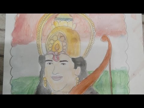 special republic day drawing/sujay reu ji as ram ♈♈♈