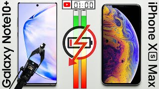Samsung Galaxy Note10+ vs Apple iPhone XS Max Battery Test