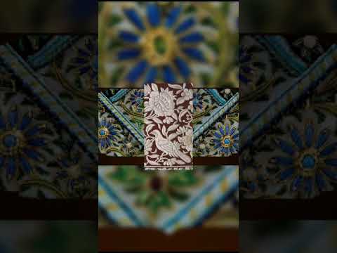 Silk zari hand embroidery jewel carpet, size: 6 x 4.5 feet