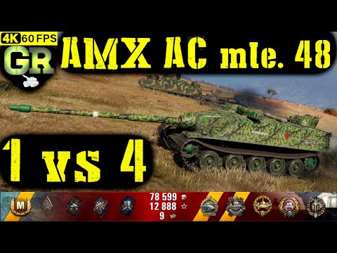 World of Tanks AMX AC mle. 48 Replay - 9 Kills 6.5K DMG(Patch 1.4.1)