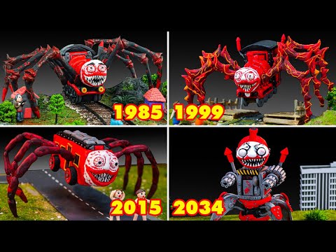 😱 EVOLUTION OF CHOO CHOO CHARLES - Monster Train Spider with Clay