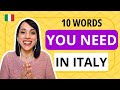 Visiting Italy? These 10 Words Will Help You INSTANTLY