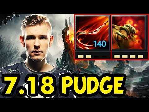 Evil Geniuses Crit Practicing Pudge (Roaming Support) For Ti8 Dota 2 Update 7.18