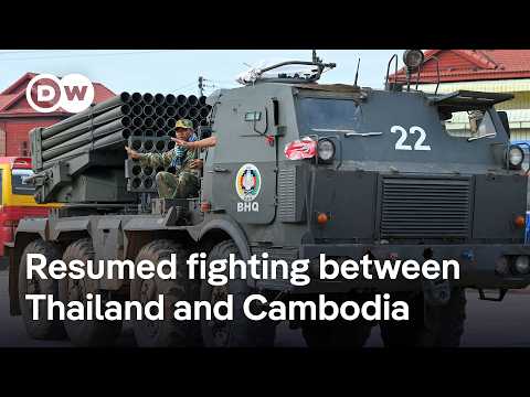 泰柬衝突：衝突會升級為戰爭嗎？| DW新聞 (Thailand-Cambodia clashes: Could they escalate into war? | DW News)