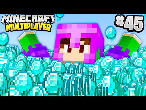UNLIMITED DIAMONDS in Minecraft Multiplayer Survival! (Episode 45)