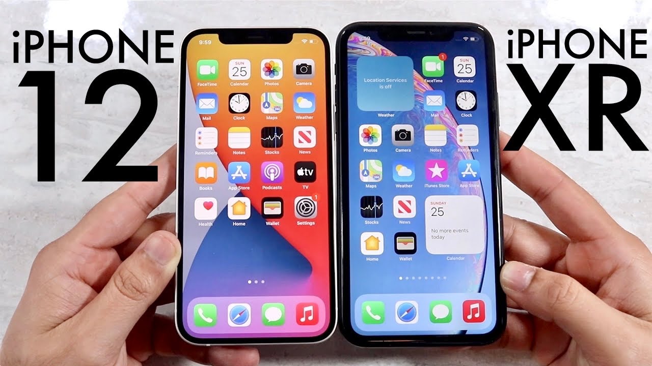 iPhone 12 Vs iPhone XR! (Comparison) (Review)