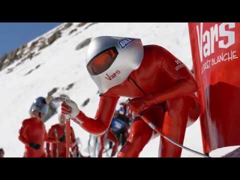 Skiing at 227 km/h in Vars - Simon Billy