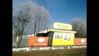 preview picture of video 'Mszczonów dzielnica przemysłowa po październikowym ataku zimy mgła'