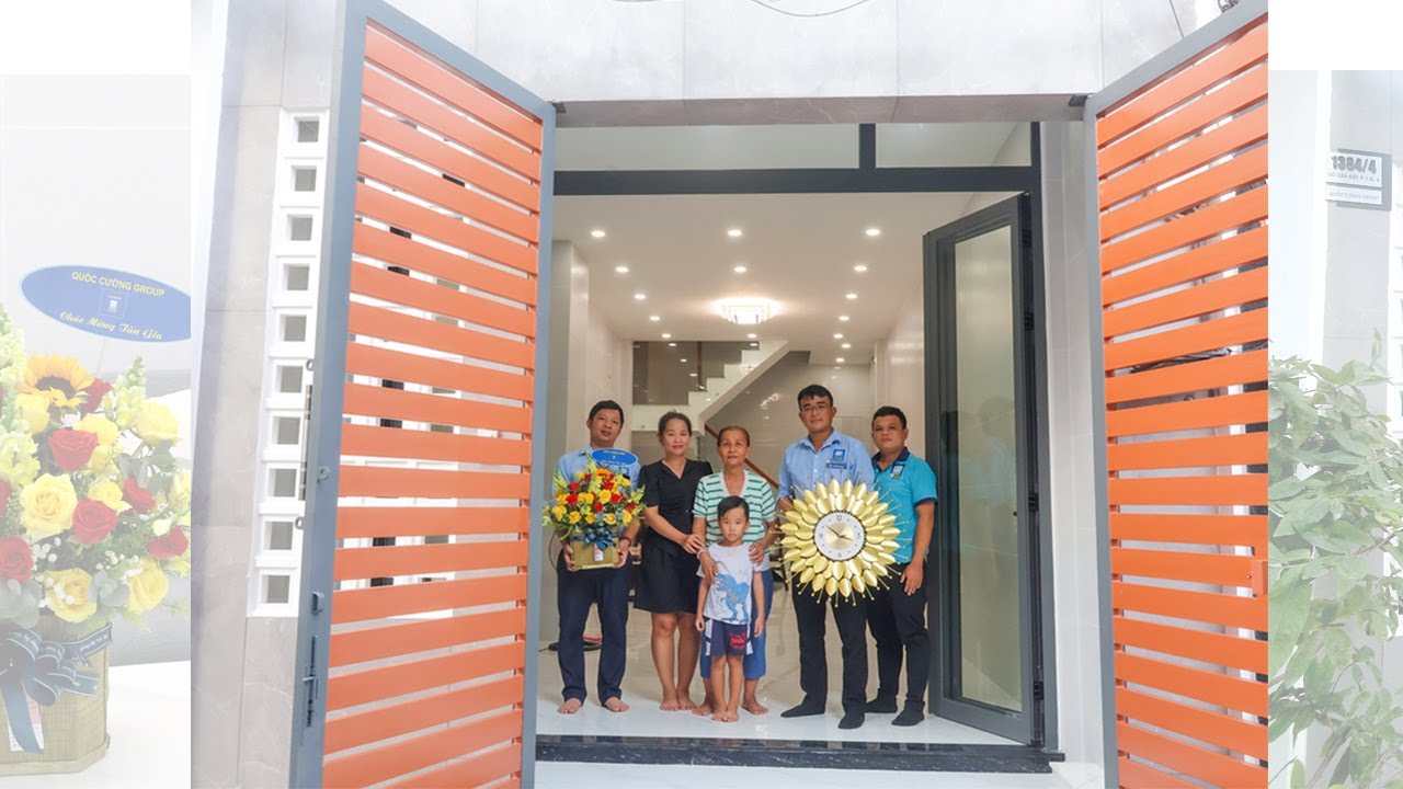 Hoàn Thiện Bàn Giao nhà Cô Sang ở Quận 6, TP.HCM – Nhà 1 Trệt + 2 Lầu, Sân Thượng, Mái BTCT
