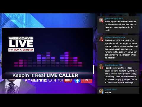 Weekdays Live with Rev. Al Sharpton | Keepin It Real Radio Show