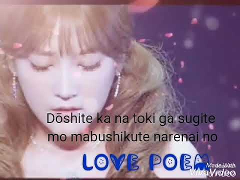 [Karaoke] Love Poem - Soyeon (T-ARA)