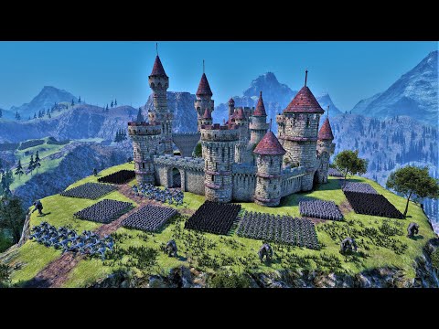 Fantasy Army Try To Defend Fortress From MASSIVE Zombie Offensive - Ultimate Epic Battle Simulator