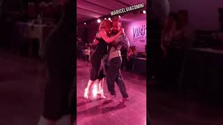 Leonardo Pankow y Maricel Giacomini en La Viruta