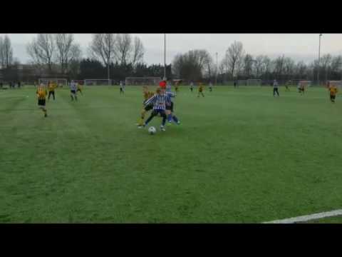 Rijnsb.Boys JO13-4 - Quick Boys JO13-6 (04-03-2017)