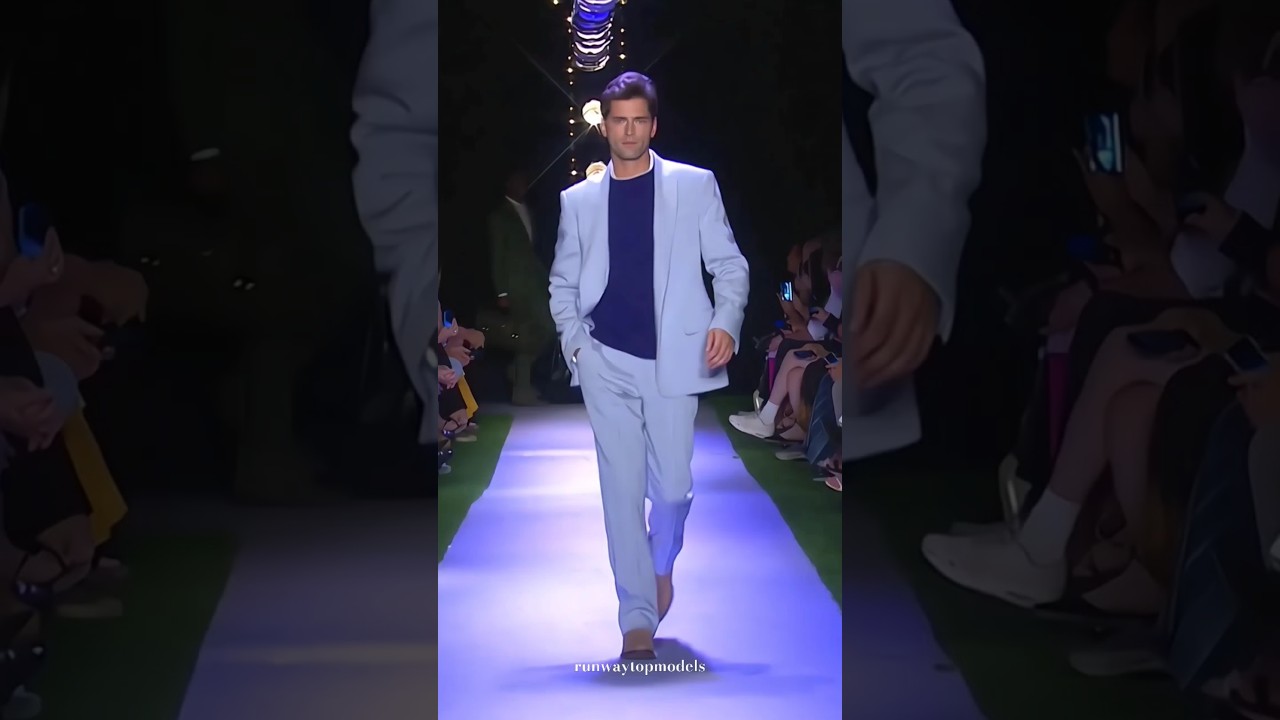 Sean O'pry for Brandon Maxwell SS20 #seanopry #runway #mens #brandonmaxwell