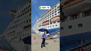 🙄Day-10/90 in Star Cruise 🚢 🔥 #vikmanvibes #gutandfit #marathon #malaysia #cruise #shorts #fitness