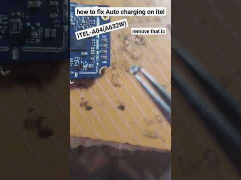 how to remove auto charging on ITEL-A04(A632W fix 100%