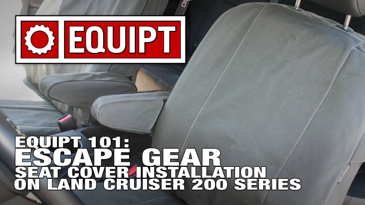 Escape Gear Seat Cover Installation on Toyota Land Cruiser 200 Series
