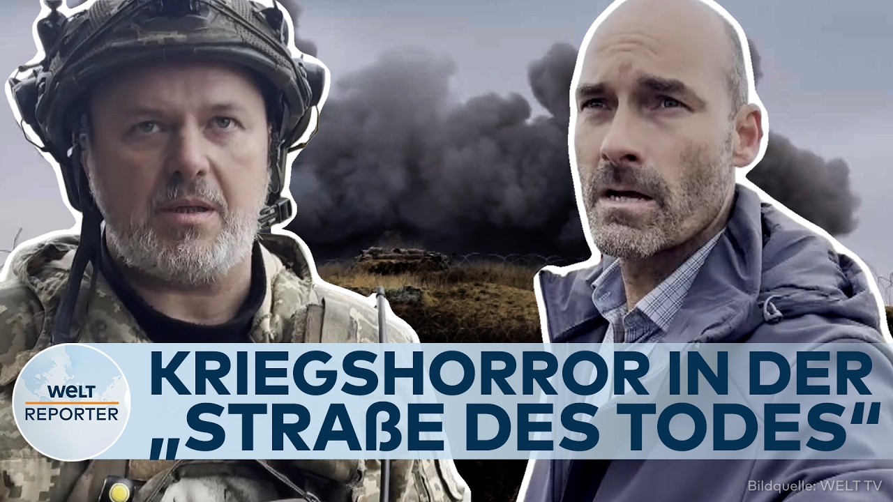 PUTINS KRIEG: Dauerfeuer in der "Straße des Todes!" So kämpfen Ukrainer gegen Russlands "Blutsauger"