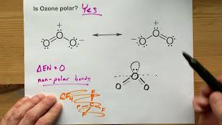 Is Ozone O3 polar  (YES)