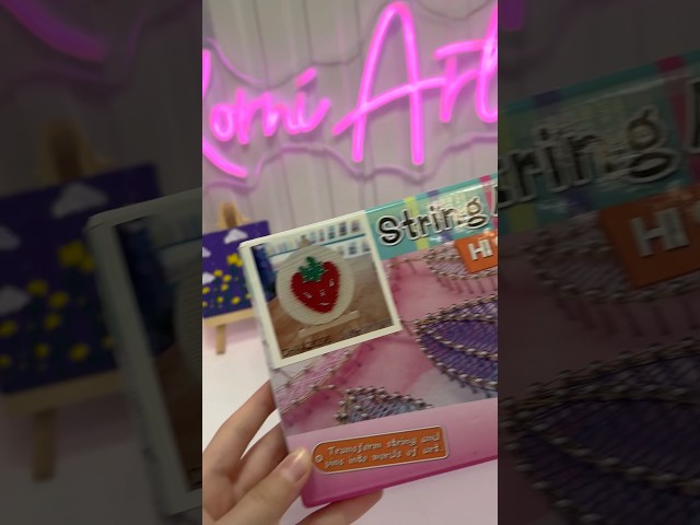 Vídeo relacionado con Klever Kits Kit de arte con cuerdas en 3D para niños de 8, 9, 10, 11 y 12 años, manualidades, juego de manualidades con farolillos para niñas, juguete con luces de cadena, regalos de cumpleaños