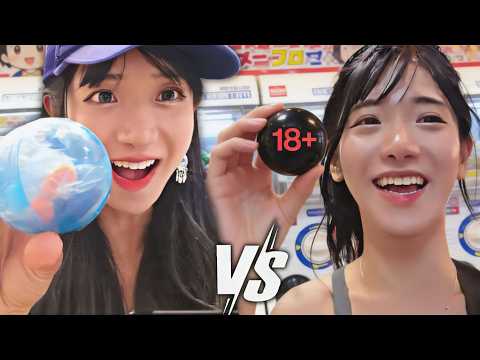 日本轉蛋 vs 韓國轉蛋！哪個更讚？ (Trying Japan vs Korea Gacha)