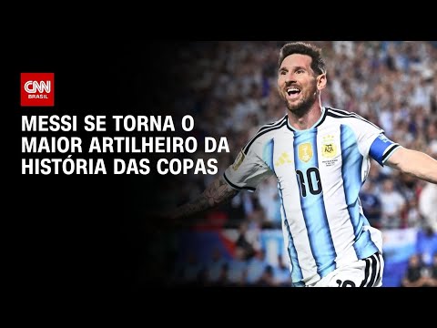 Messi supera Klose e se isola como maior artilheiro de Copas do Mundo | CNN 360°