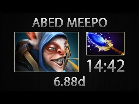 Dota 2 Meepo Fast Farm - Abed - Aghanim's Scepter - 14:42 [6.88d]