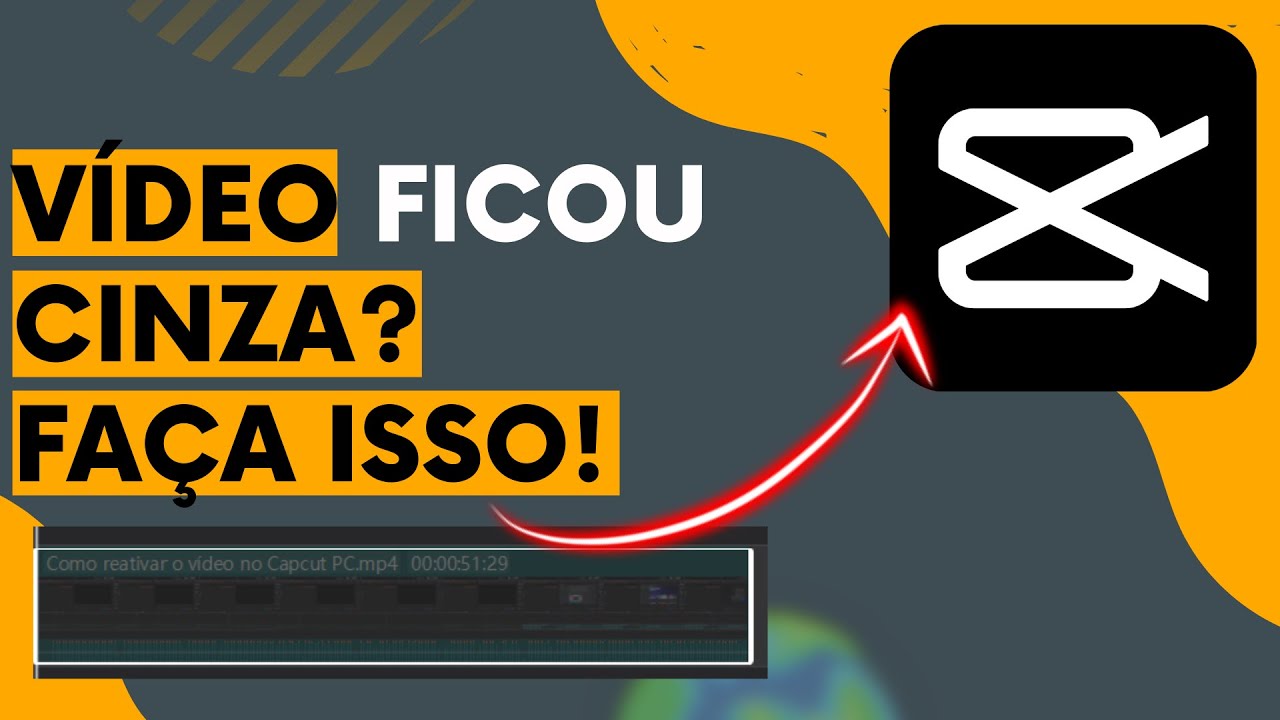 COMO REATIVAR O VÍDEO QUE FICOU CINZA NO CAPCUT