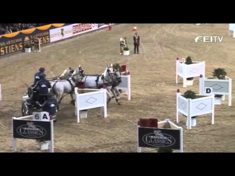 FEI World Cup Driving 2012/13 Hannover - IJsbrand Chardon (2nd)