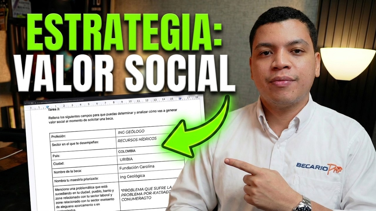 Cómo hacer una Carta de Motivación GANADORA para Becas en el extranjero 2026