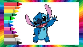 How to Draw STITCH From Lilo And Stitch 🧸 EASY Drawing