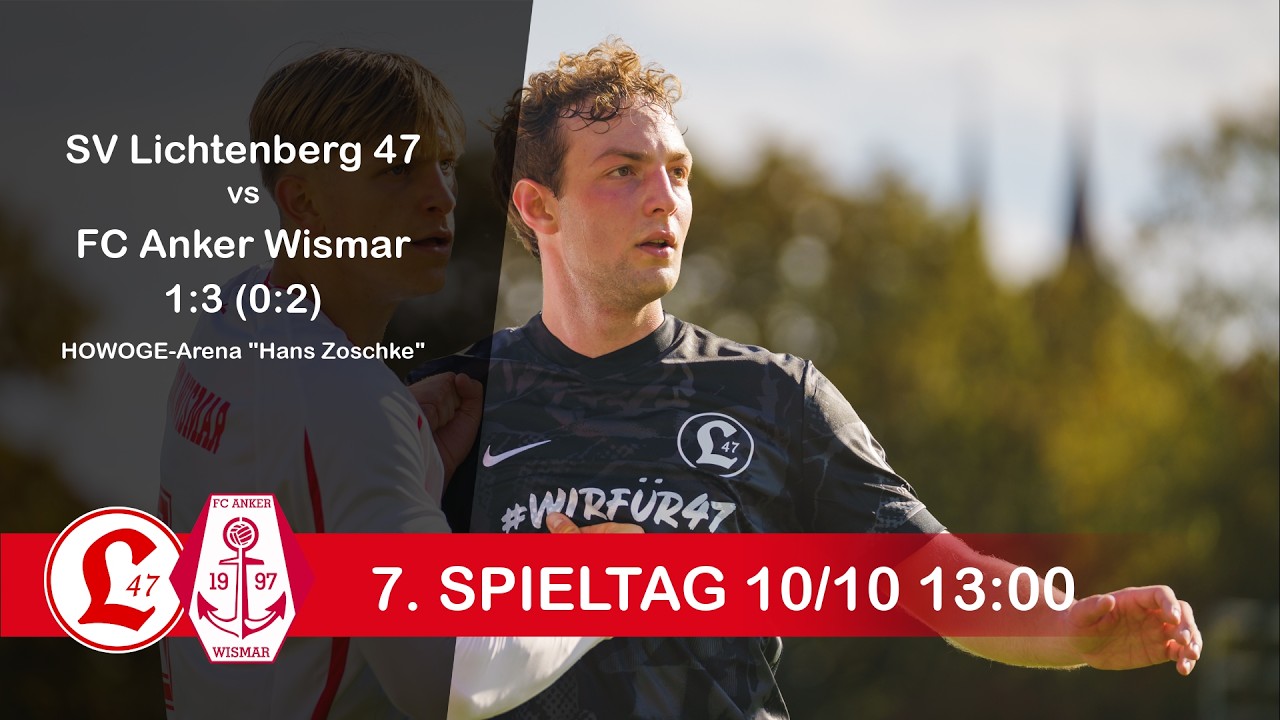 Spielszenen Lichtenberg 47 - Anker Wismar 1:3 (0:2)