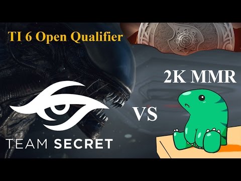 Team Secret vs 2K MMR - TI6 EU Open Qualifier Dota 2
