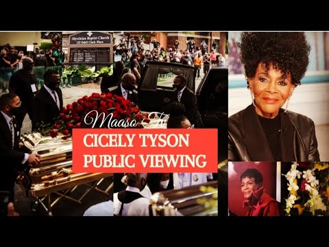 RIP Cicely Tyson! PUBLIC VIEWING Service | Pictures & Video  | "A FINAL GOODBYE"