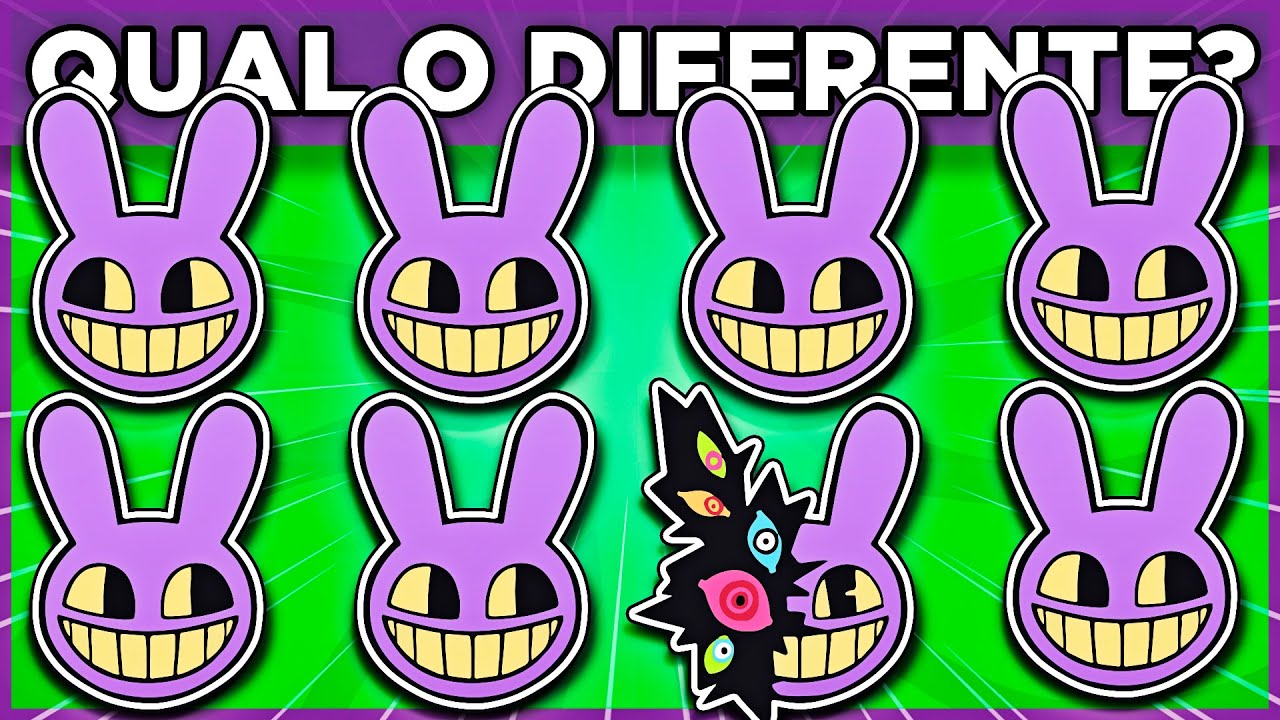 🎪🐰 DIGITAL CIRCUS | 30 MEGA DESAFIOS (QUIZ ANIMADO) Só 2% das pessoas acertam todas! #macaquiz