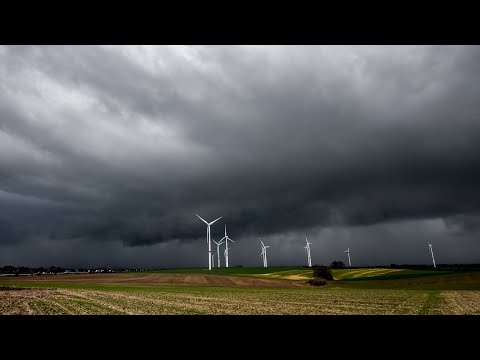 Schneesturm und Böenfront bei Grimma 26.02.2020