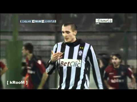 Cagliari - Juventus 1-1 Robert Acquafresca Goal (05-02-2011)