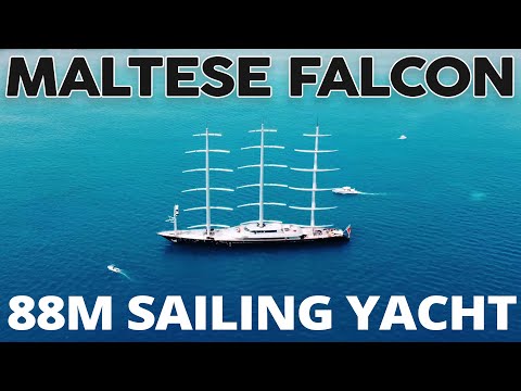 S/Y Maltese Falcon Sailing Yacht - The 88 meter long, $75M Superyacht
