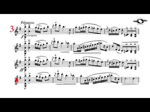 Carl Bohm, Arabesken No.12 Introduction and Polonaise, Accompaniment