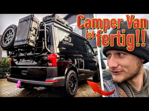 The final modifications to the off-road Bulli are complete! (T6.1 such as California rear carrier...