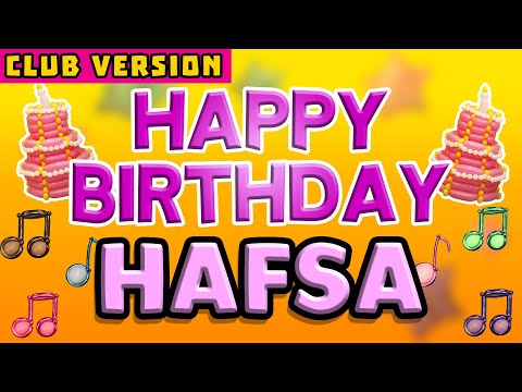 Happy Birthday HAFSA | POP Version 2 | The Perfect Birthday Song for HAFSA