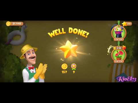 Gardenscapes level 8700 - 8715 ❤️ Gameplay Well Done