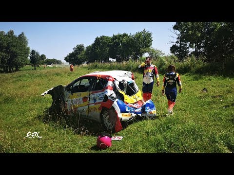 PZM 76th Rally Poland - Llarena Crash on SS12