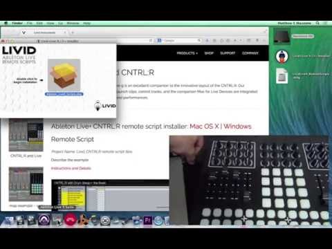 Livid CNTRL:R - Ableton Live setup instructions