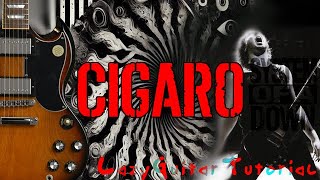 Drunk & Lazy 'Cigaro' guitar tutorial [System of a Down]