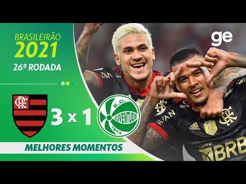FLAMENGO 3 X 1 JUVENTUDE | MELHORES MOMENTOS | 26ª RODADA BRASILEIRÃO 2021 | ge.globo