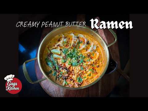 Creamy Peanut Butter Ramen | Easy 10 Minute Dinner Recipe | Spicy & Comforting Noodle Soup | Try It