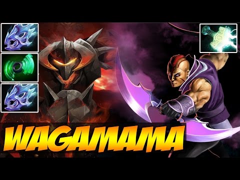 Wagamama 7,5k MMR Plays CK with 2 Moon shards and Anti-Mage with Mjollnir - Dota2