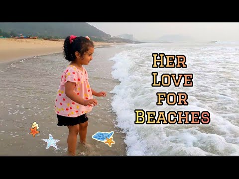 ⛱️Jiana's Fun Beach Day With Baby Sister|Sister Bonding at the Beach🌊👣
